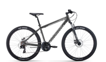 Велосипед FORWARD APACHE 27,5 2.0 D CLASSIC (27,5&quot; 21 ск. рост. 17&quot;) 2022, серый/серебристый, RBK22FW27935