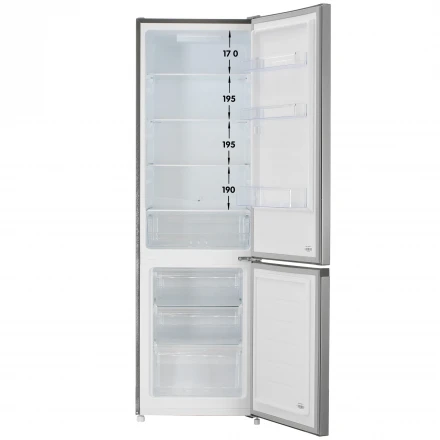Холодильник PREMIER PRM-270BFLF/I 262л нержавеющая сталь