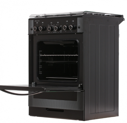 Кухонная плита GEFEST 6300-02 0046, газ-контроль духовки, газовая, электроподжиг, 52 л, эмалированная