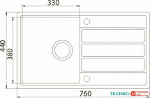 Кухонная мойка ZorG ECO 3 (черный)