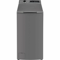 Стиральная машина БИРЮСА WM-MT813/05 M, металлик, с вертикальной загрузкой, 8 кг, 1300 об/мин, инверторная, с паром, 16 программ