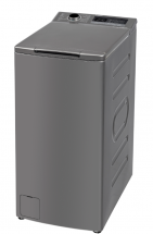 Стиральная машина БИРЮСА WM-MT813/05 M, металлик, с вертикальной загрузкой, 8 кг, 1300 об/мин, инверторная, с паром, 16 программ