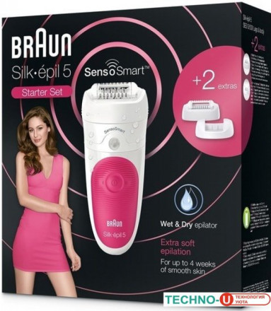 Эпилятор Braun Silk-epil 5 SensoSmart 5/500 Wet&amp;Dry