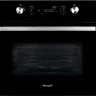 Компактный духовой шкаф Weissgauff OE 449 PDB, чёрный, 44 л, с СВЧ, утапливаемые рукоятки, 13 программ