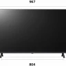 Телевизор 43" LG 43UR78006LK.ARUB SMART TV 4K