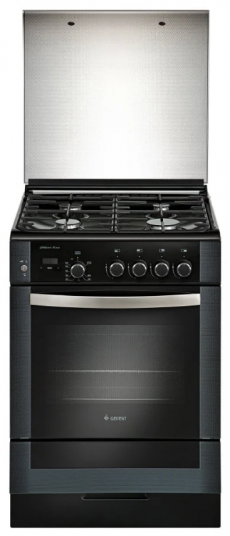Кухонная плита GEFEST 6300-03 0046, электроподжиг, газовая, 4 конфорки, 52 л, газ-контроль
