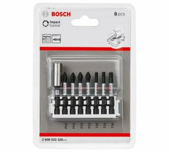 Набор бит Bosch 2608522326 (8 предметов)