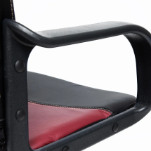 Компьютерное кресло TetChair Багги 9564 офисное, обивка: искусственная кожа, цвет: черный/бордовый