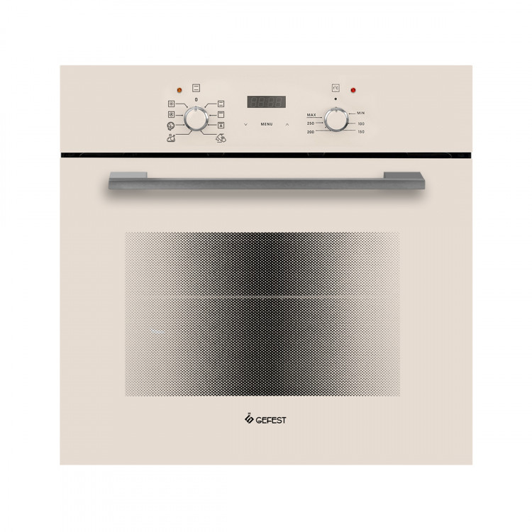 Духовой шкаф GEFEST 622-02 В1, кремовый, телескопические направляющие, усиленный гриль с конвекцией, гидролизная очистка