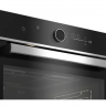 Электрический духовой шкаф BEKO BBIM13400XS, 71л, чёрный, 13 режимов, поворотные переключатели, каталитическая очистка (задняя панель), телескопические направляющие