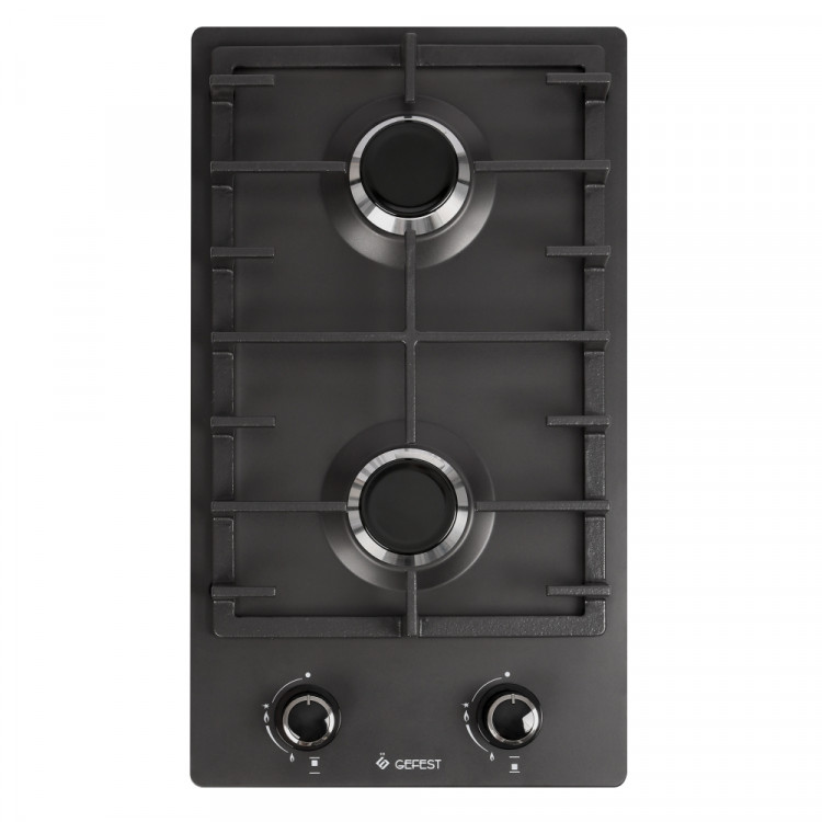 Газовая варочная панель GEFEST ПВГ 1002 К2, атериал решеток варочной поверхности Чугун