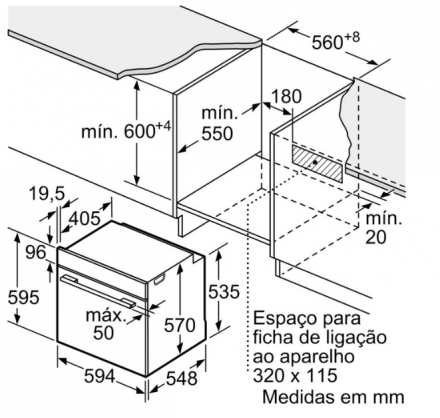 Электрический шкаф Bosch HBG5780W0, белый, Serie 6, пиролитическая очистка, 10 режимов, утапливаемые переключатели