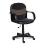 Компьютерное кресло TetChair Багги 9565 офисное, обивка: текстиль/искусственная кожа, цвет: черный/бежевый