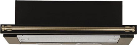 Кухонная вытяжка Elikor Интегра 50П-400-В2Л (антрацит/рейлинг бронза)