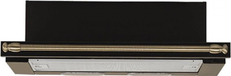 Кухонная вытяжка Elikor Интегра 50П-400-В2Л (антрацит/рейлинг бронза)