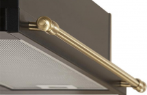 Кухонная вытяжка Elikor Интегра 50П-400-В2Л (антрацит/рейлинг бронза)