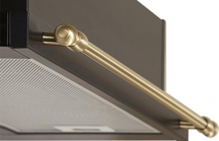 Кухонная вытяжка Elikor Интегра 50П-400-В2Л (антрацит/рейлинг бронза)