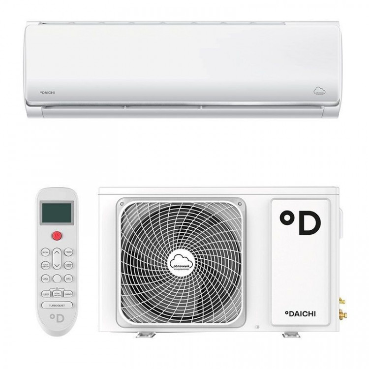 Облачный кондиционер Daichi Alpha Unlim A35AVQ1_UNL/A35FV1_UNL, 35 м²,  комфортное воздухораспределение, бесшумный режим работы