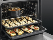 Духовой шкаф AEG BES351111M, нержавеющая сталь, 8 режимов, паровая очистка, с функцией пара, телескопические направляющие