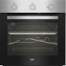 Газовый духовой шкаф BEKO BBIGT21100X 7779420261, нержавеющая сталь, газ-контроль, поворотные переключатели, 72 л