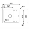 Кухонная мойка Franke BFG 611С (сахара)