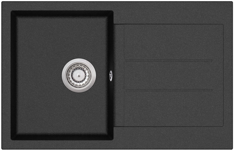 Кухонная мойка Aquasanita Tesa SQT101AW (black metallic 601)