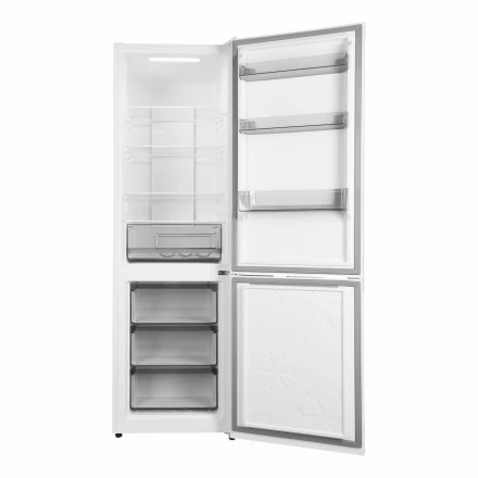 Холодильник HYUNDAI CC35083F белое стекло 2-хкамерн. белый