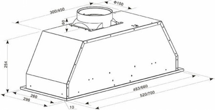 Кухонная вытяжка Oasis UM-52S (A)