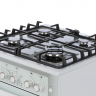 Кухонная плита GEFEST 6500-02 0042, электроподжиг, газ-контроль, 52 л, 4 конфорки, гриль, чугунные решетки 