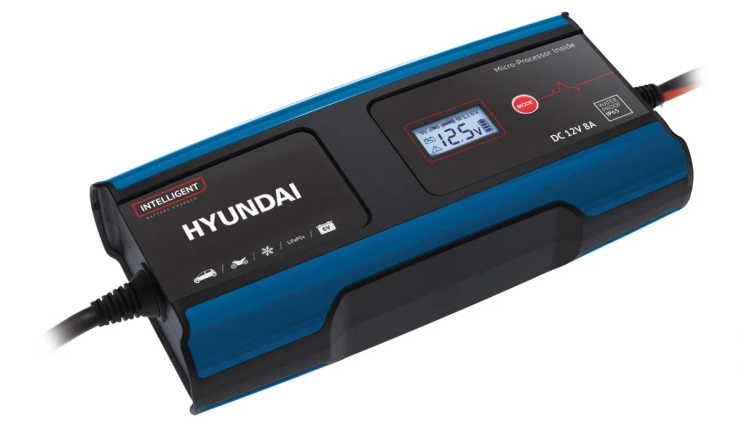 Зарядное устройство Hyundai HY 810 черный/синий