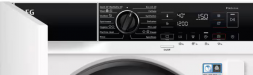 Встраиваемая стирально-сушильная машина AEG L7WBE68SI, 7000 Series, белая, 8/4 кг, 1600 об/мин, 10 программ, инверторная
