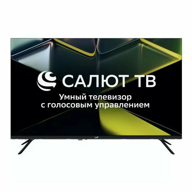 Телевизор LEFF 32H680T, FULL HD, черный, SMART TV, Салют ТВ, 60 Гц, LED