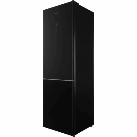 Холодильник HYUNDAI CC35083F черное стекло 2-хкамерн, 375 л, Total No Frost, класс A+, сенсорное управление