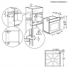 Электрический духовой шкаф Electrolux EOE5C71Z, черный, 8 режимов, каталитическая очистка