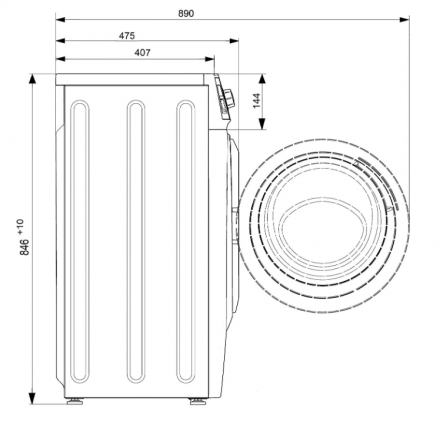 Стиральная машина ATLANT СМА-60У1210-A-00, белая, 6 кг, система «Aqua-Stop», класс A+++, 16 программ, 1200 об/мин
