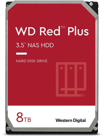 Жесткий диск Western Digital Red Plus 8TB WD80EFBX