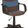 Компьютерное кресло TetChair Багги 12009 офисное, обивка: текстиль, цвет: коричневый/синий