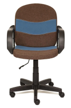 Компьютерное кресло TetChair Багги 12009 офисное, обивка: текстиль, цвет: коричневый/синий