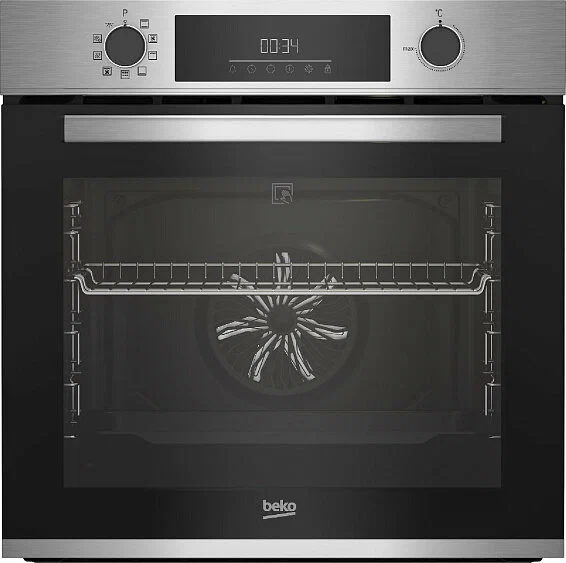 Духовой шкаф BEKO BBIE12300XMP, серебристый, 72 л, 9 режимов 