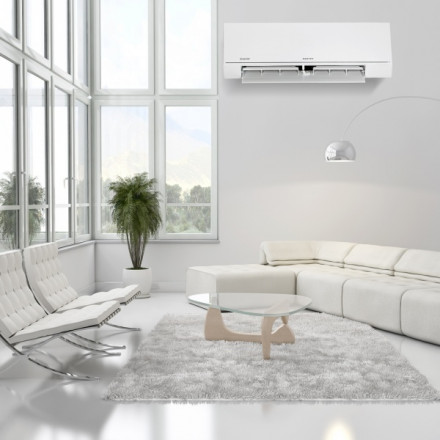 Настенный кондиционер Dantex RK-09PDMI/RK-09PDMIE, 25 м², ионизация, Wi-Fi управление, функция Follow me