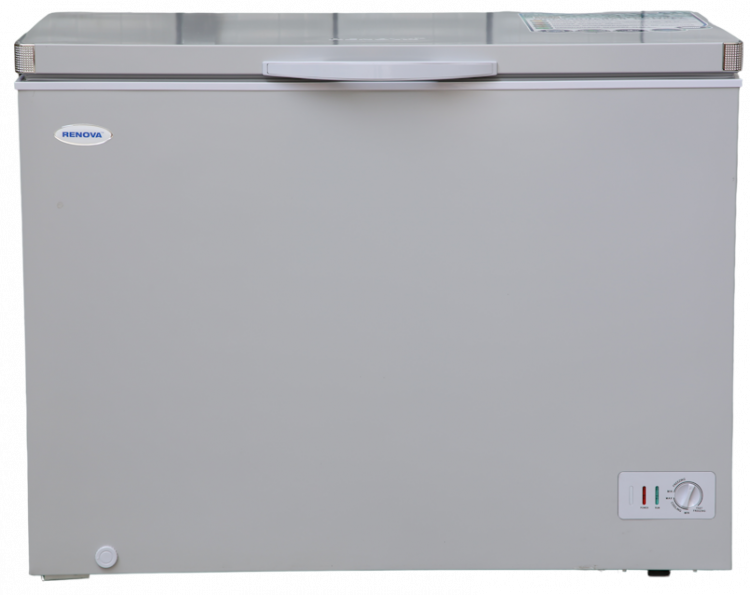 Морозильник ларь RENOVA FC-385C (серебро)