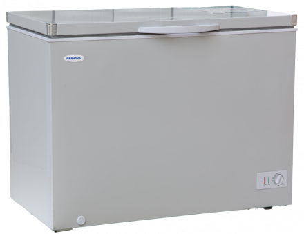 Морозильник ларь RENOVA FC-385C (серебро)