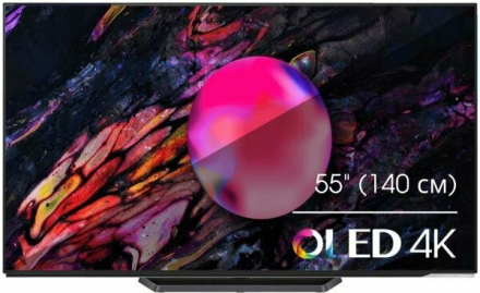 Телевизор Hisense 55A85K (2023) 55&quot; 4K UHD, темно-серый, черно-серый