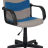 Компьютерное кресло TetChair Багги 12010 офисное, обивка: текстиль, цвет: серый/синий