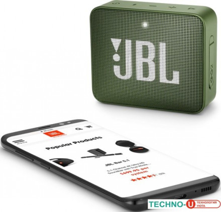 Беспроводная колонка JBL Go 2 (зеленый)