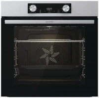 Духовой шкаф GORENJE BO6735E05X, нержавеющая сталь, AquaClean, 10 режимов, телескопические направляющие