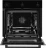 Духовой шкаф Weissgauff EOV 206 SB Black Edition, чёрный,  64 л, эмаль легкой очистки, переключатели поворотные