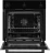 Духовой шкаф Weissgauff EOV 206 SB Black Edition, чёрный,  64 л, эмаль легкой очистки, переключатели поворотные