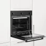 Духовой шкаф Weissgauff EOV 206 SB Black Edition, чёрный,  64 л, эмаль легкой очистки, переключатели поворотные