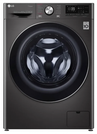 Стиральная машина LG F2V9GW9P, 8.5 кг, программ 14, с паром, 1200 об/мин, цвет платина